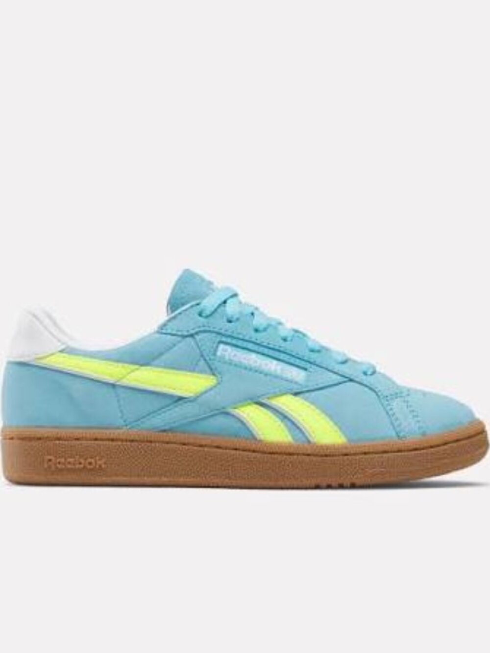 Reebok  Women's Club C Grounds UK Sneaker, Blue/Yellow/Gum Women Size 7.5  NIB